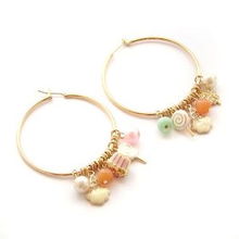 捷芮兒合金韓版耳環(huán) 大圈百搭經(jīng)典組合，引領珠寶首飾新潮流